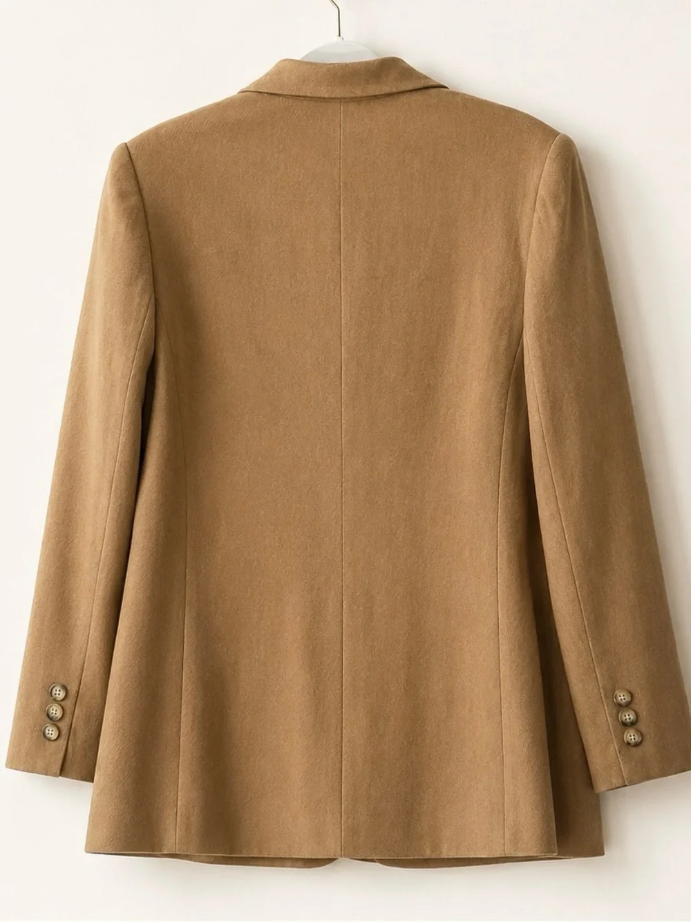 White Stag Wool Blazer Bundle Sz 14 Camel Dark Olive Plaid Jackets Lot 3 Office - Picture 7 of 14